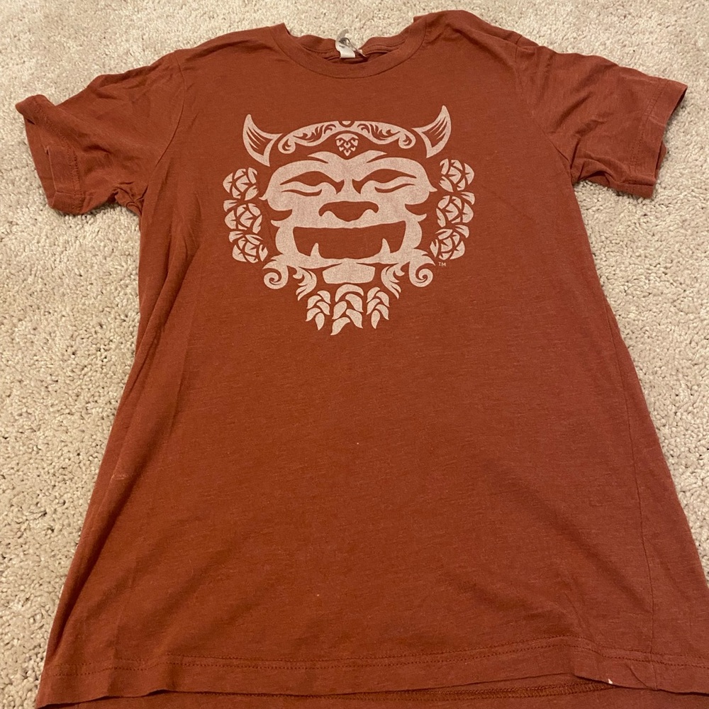 Men's Brown Graphic T-Shirt